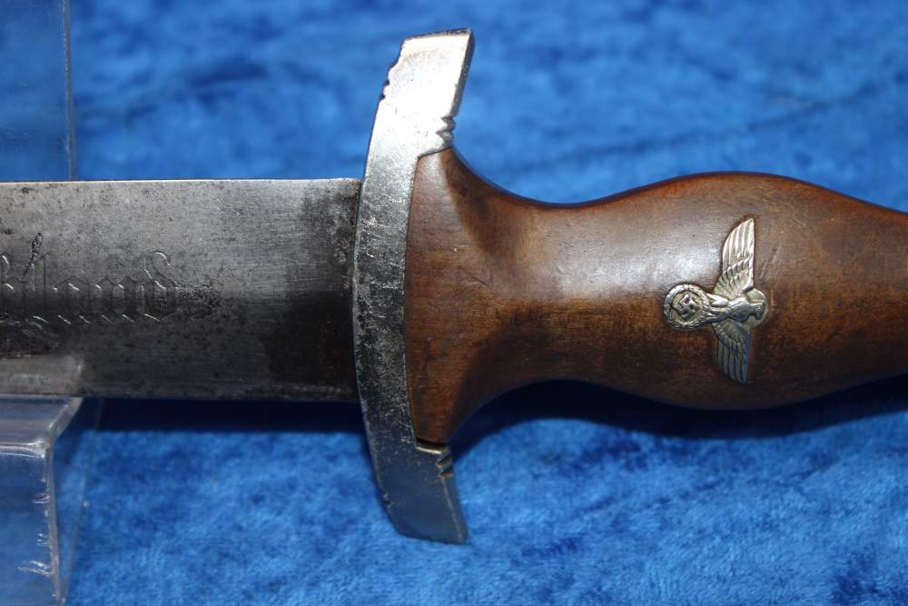 Authentic 1938 RZM M7/19 SA Dagger National Socialist Germany WWII w Sheath-img-4