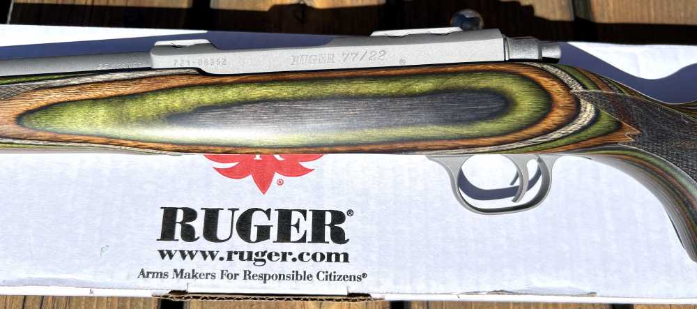 Ruger 77/22  22 HORNET 18.5" Barrel Green Mountain Stock NIB 2026-img-18