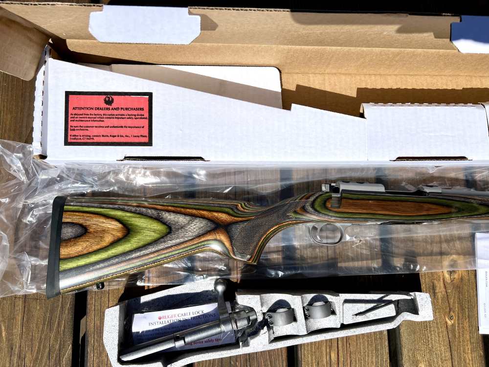 Ruger 77/22  22 HORNET 18.5" Barrel Green Mountain Stock NIB 2026-img-28