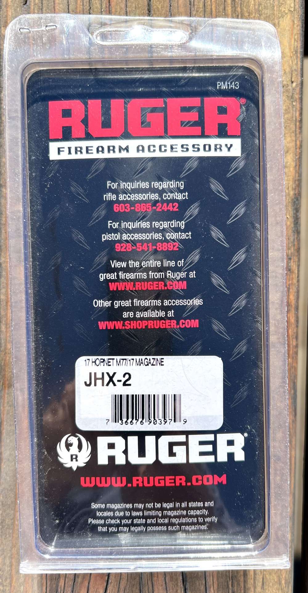 Ruger 77/17 .17 HORNET 18.5" Barrel Green Mountain Stock NIB  1 extra mag-img-33