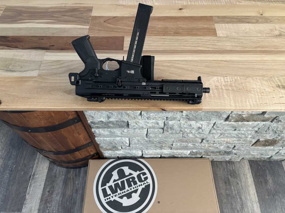 LWRC SMG 45 acp semi auto pistol 8.5" threaded smg45 brace LNIB scarce-img-13