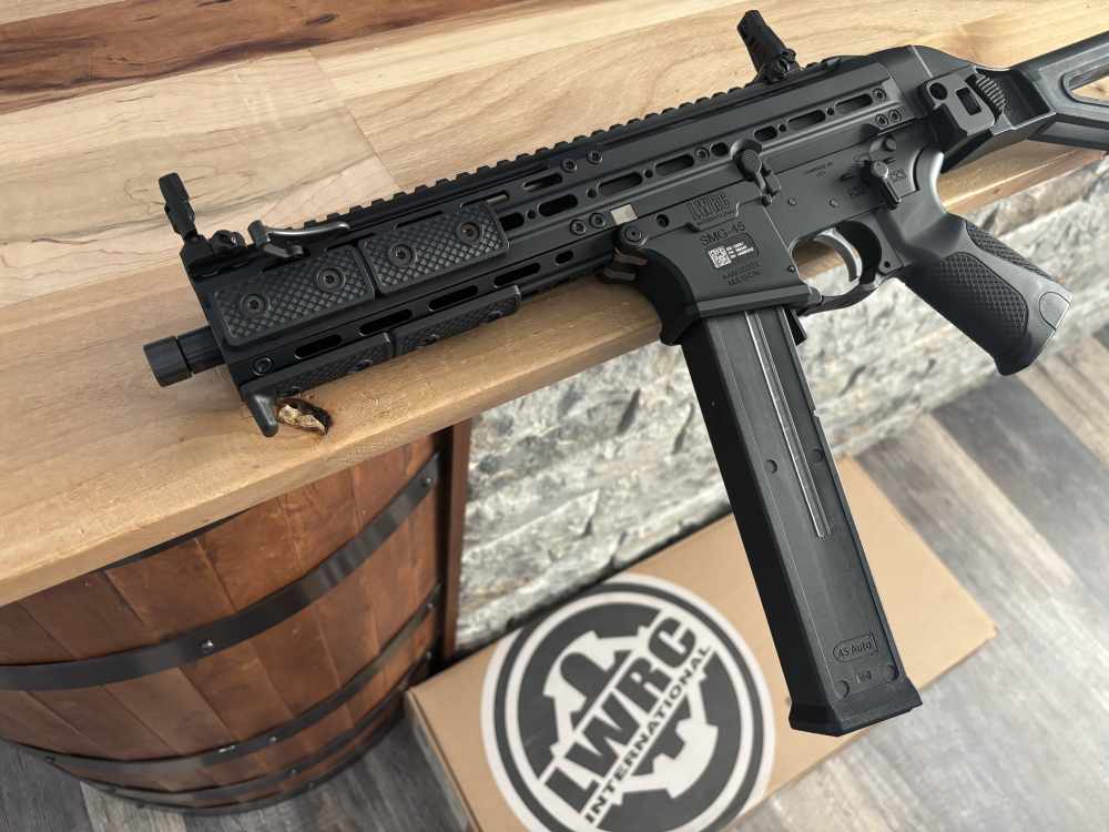 LWRC SMG 45 acp semi auto pistol 8.5" threaded smg45 brace LNIB scarce-img-7
