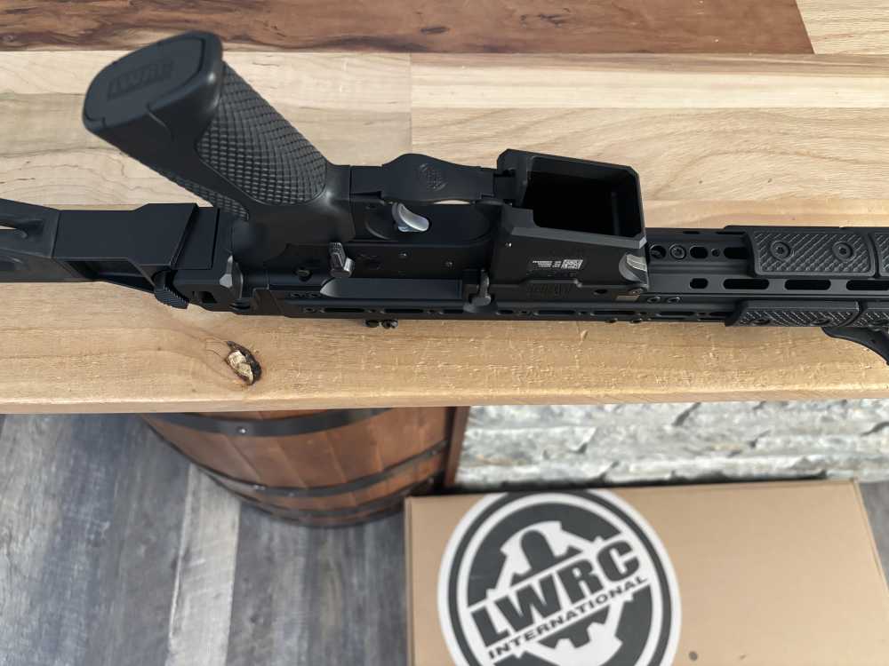 LWRC SMG 45 acp semi auto pistol 8.5" threaded smg45 brace LNIB scarce-img-19