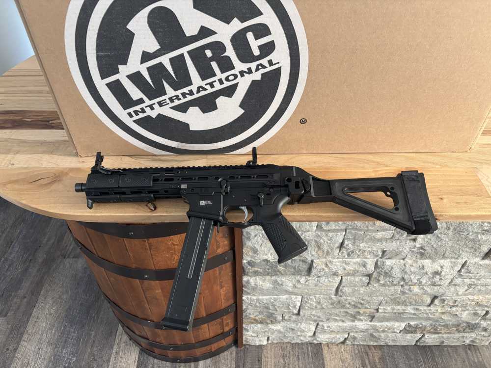 LWRC SMG 45 acp semi auto pistol 8.5" threaded smg45 brace LNIB scarce-img-0
