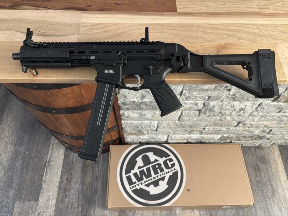 LWRC SMG 45 acp semi auto pistol 8.5" threaded smg45 brace LNIB scarce-img-4