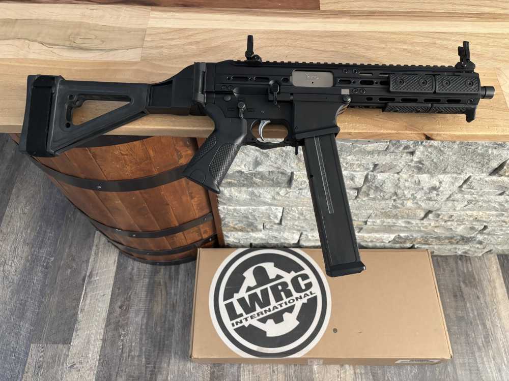 LWRC SMG 45 acp semi auto pistol 8.5" threaded smg45 brace LNIB scarce-img-8