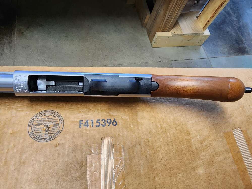 PICS NEW TALO MOSSBERG PUMP 590 NIGHT STICK 12 GAUGE 14" 3 WALNUT SHOCKWAVE-img-11
