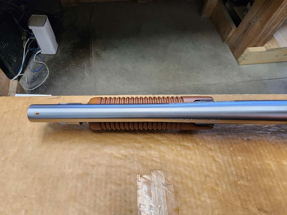 PICS NEW TALO MOSSBERG PUMP 590 NIGHT STICK 12 GAUGE 14" 3 WALNUT SHOCKWAVE-img-15