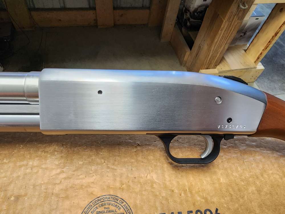 PICS NEW TALO MOSSBERG PUMP 590 NIGHT STICK 12 GAUGE 14" 3 WALNUT SHOCKWAVE-img-9