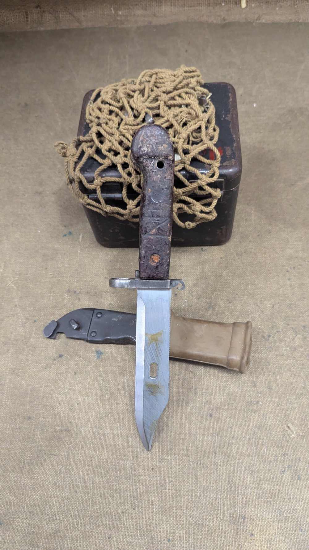 AK47 Bayonet, Com Bloc, Sheath  Romanian-img-3