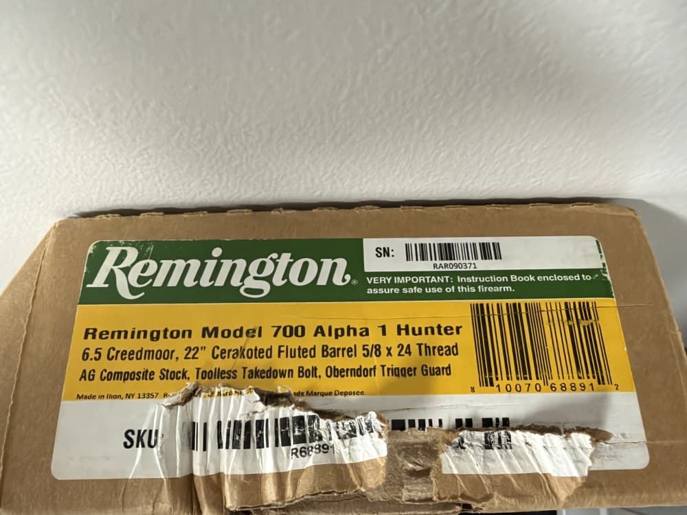Remington Model 700 Alpha 1 Hunter 6.5 Creedmoor 22" Fluted Threaded-img-8