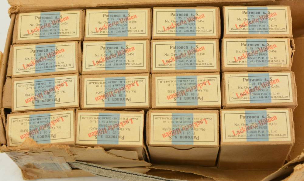 WWII German 8mm Mauser Patronen s.S. Ball Steel Case Ammo 240rnds with Case-img-1