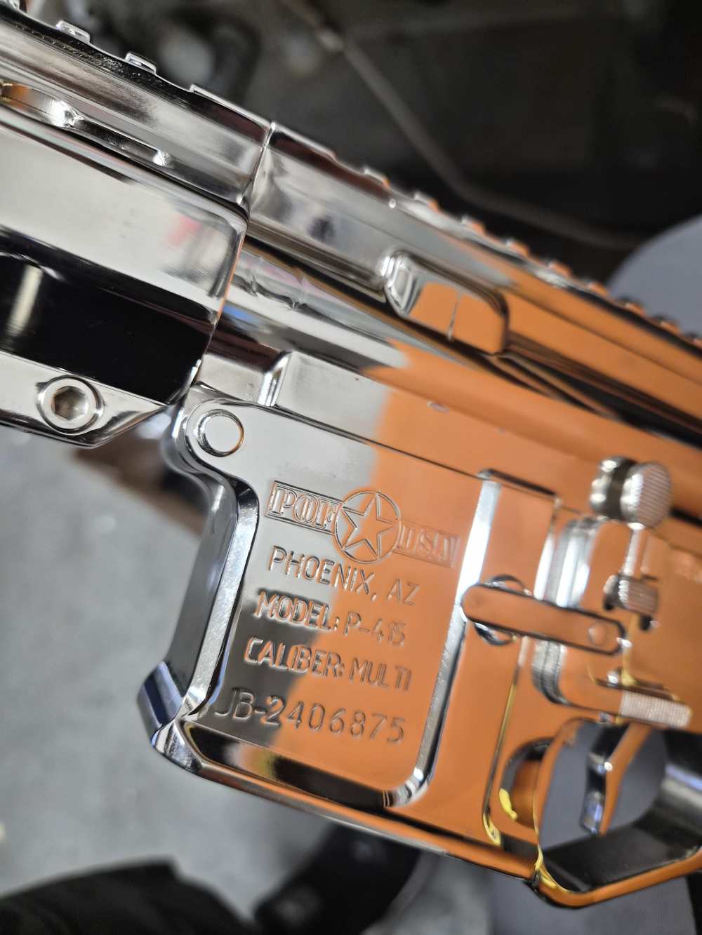 POF-USA P415 FULLY NICKEL PLATED AR15 5.56-img-2