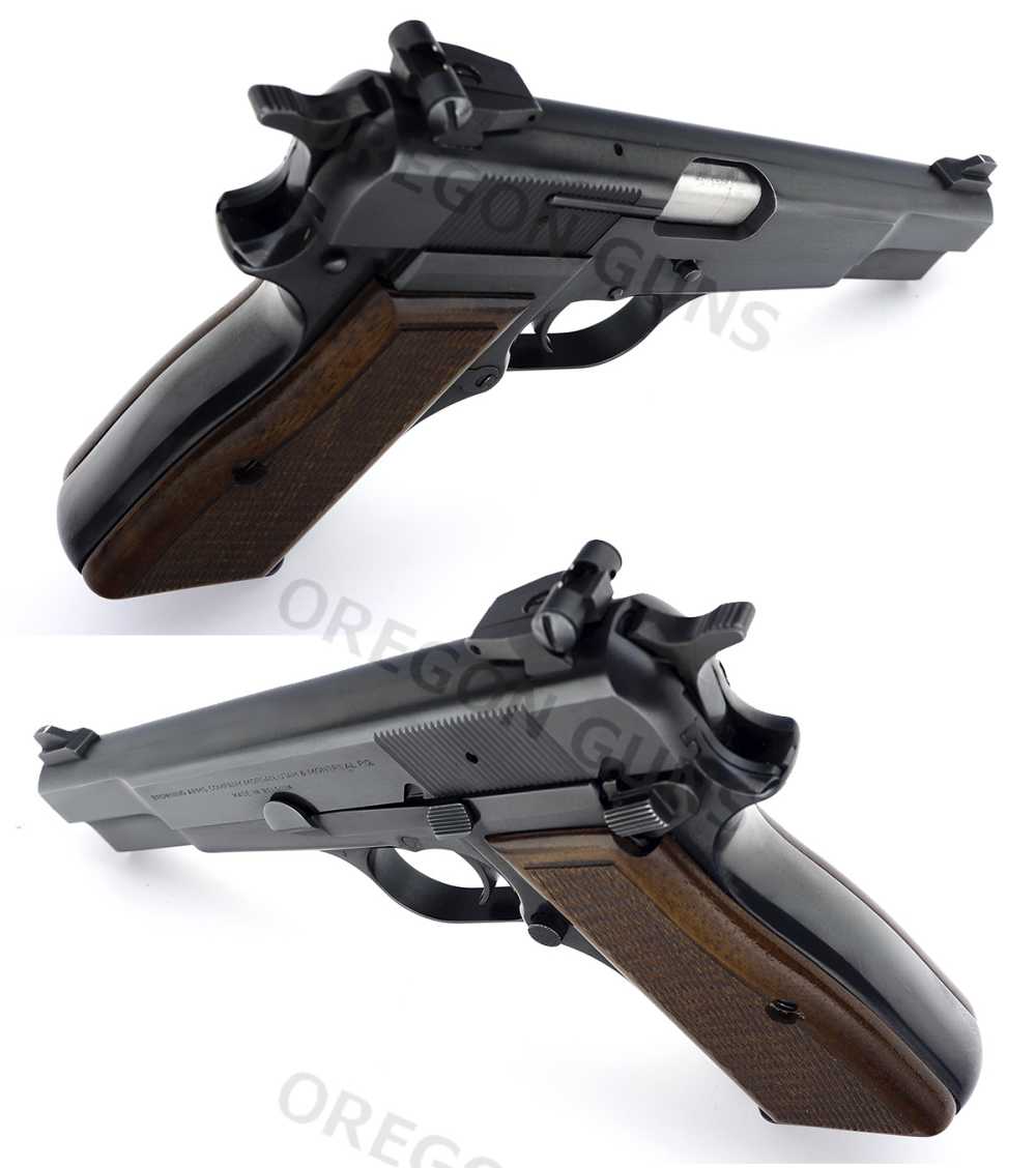 BROWNING BELGIUM HIGH POWER 9MM ADJ SIGHTS  3 HI-CAP MAGS MINTY COND 1989-img-2