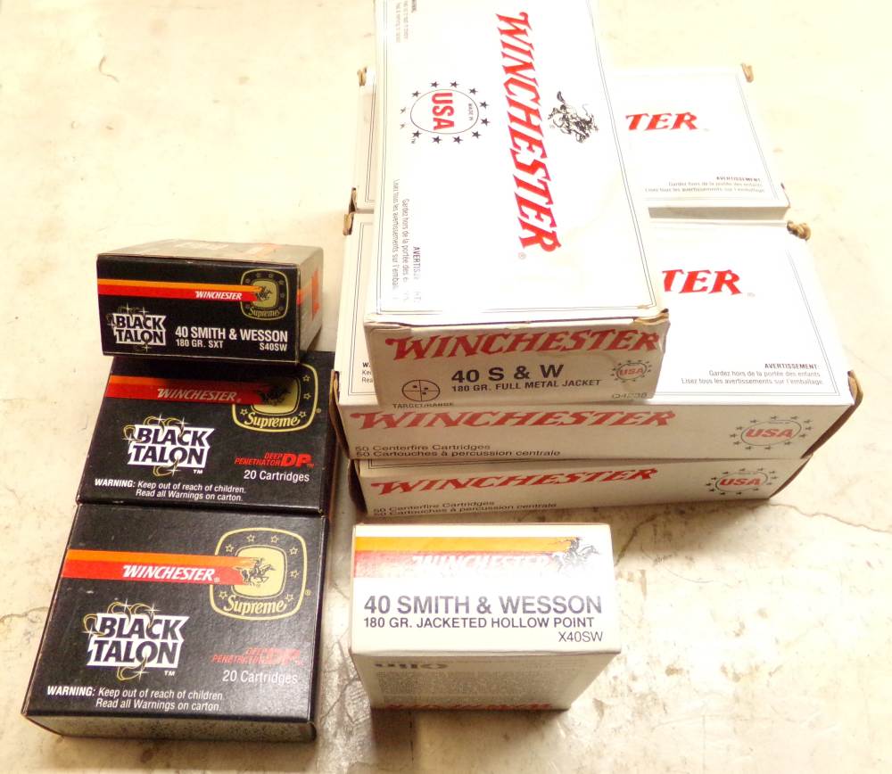 300+ Rounds of Assorted .40 S&W Ammo-img-0