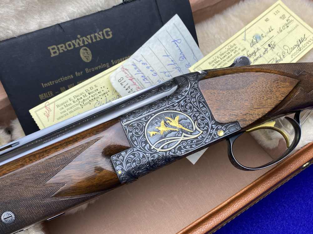 1965 Browning Superposed MIDAS GRADE 12ga *ANDREW DIERCKX MASTER ENGRAVED*-img-3