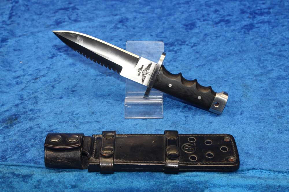 DEA Special Agent Pilot Knife 6.5" Blade with Sheath Robert Rippy Made-img-0