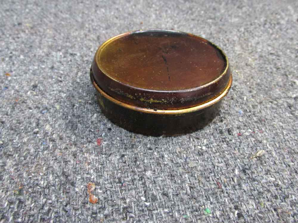 Original US 1911 Pistol Squad Cleaning Kit Can Model 1912- Made of Brass-img-1