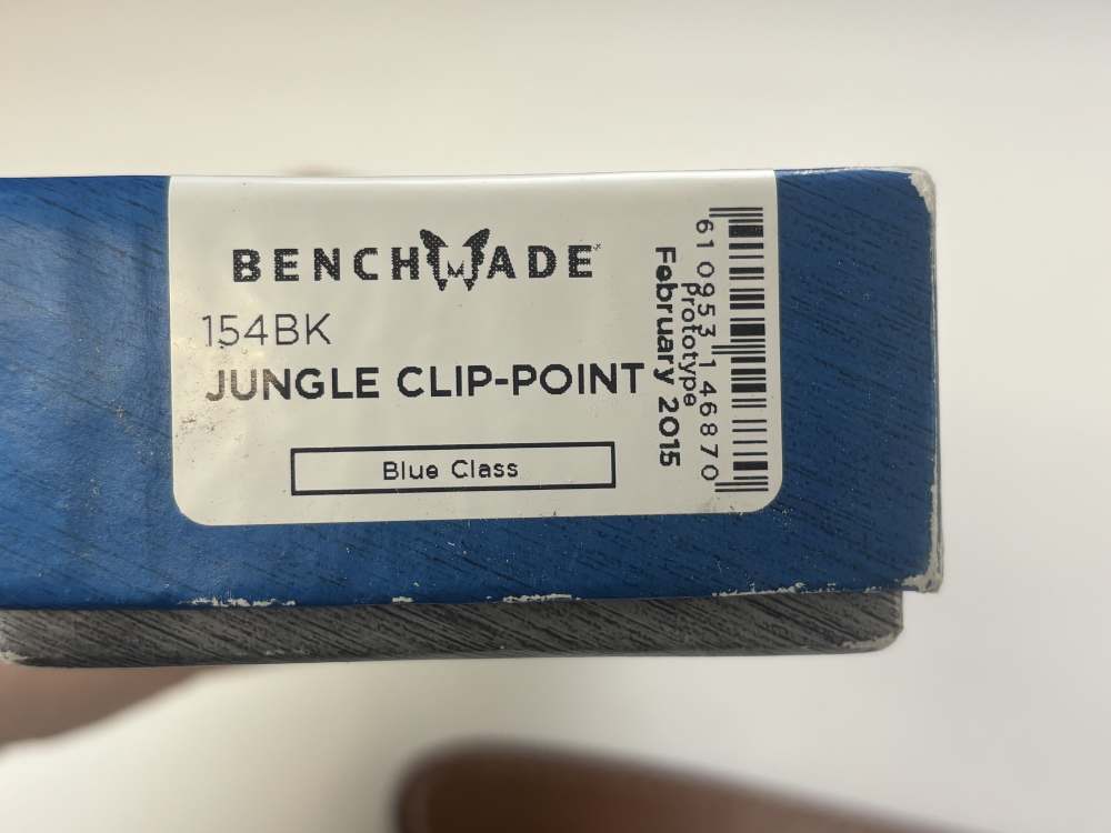 Benchmade Jungle Clip-Point 154 BK, prototype -img-10