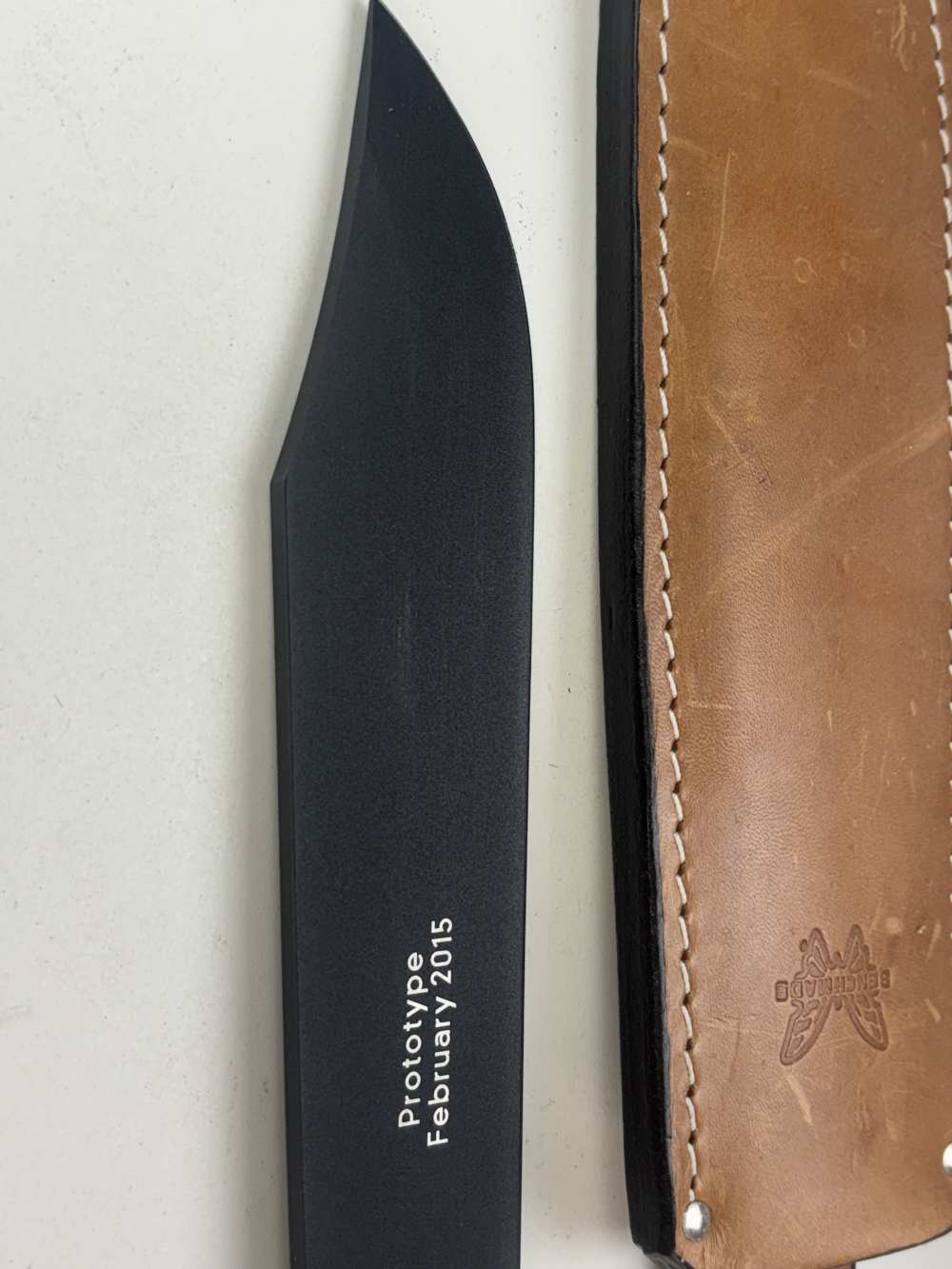 Benchmade Jungle Clip-Point 154 BK, prototype -img-5