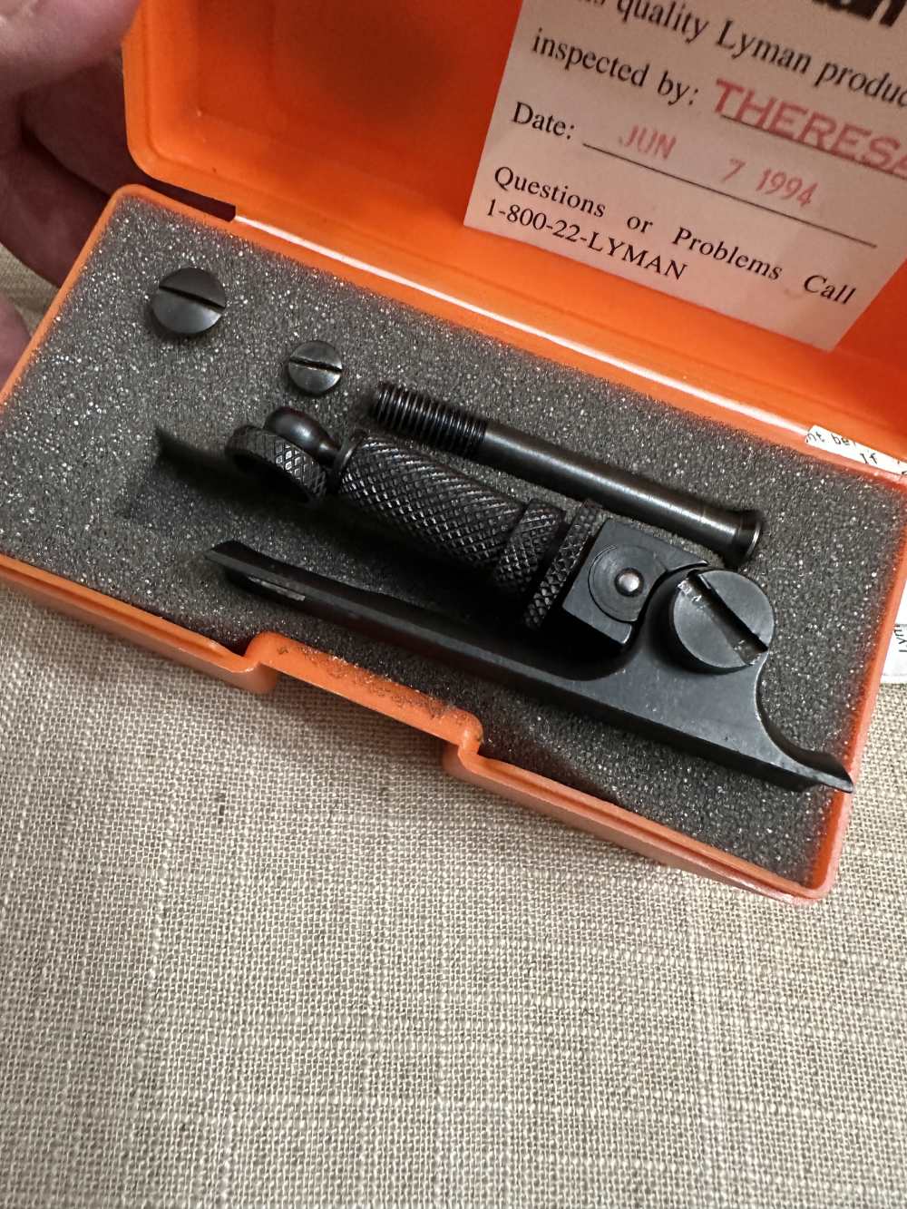 Lyman No. 2 Tang Sight 3902094 for a Winchester Model 94-img-0