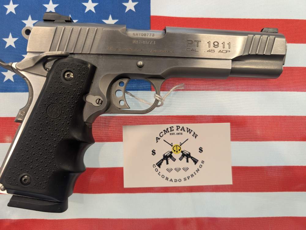 PG-120224-1 TAURUS PT 1911 STAINLESS 45ACP-img-1