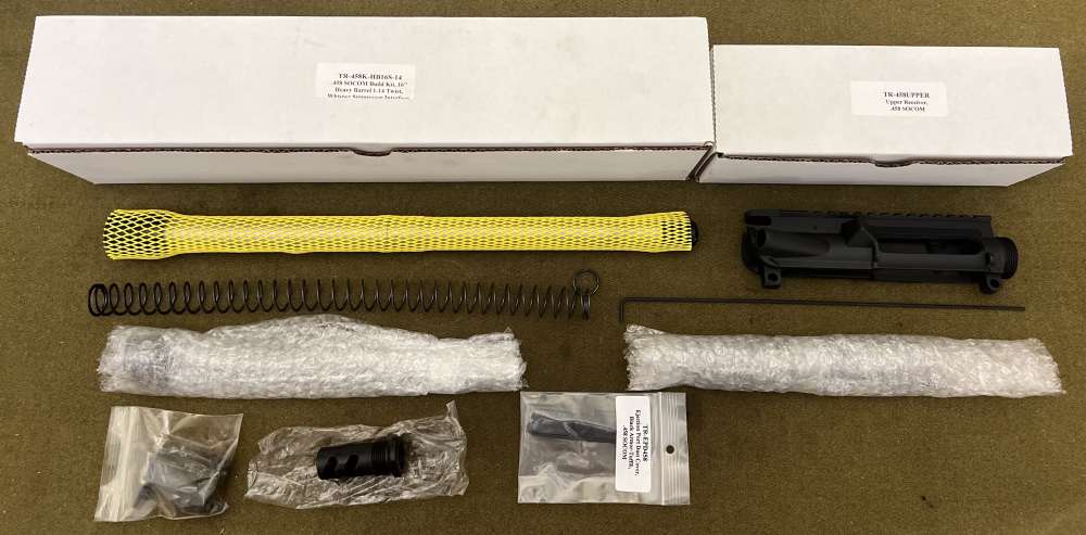 NIB Wilson Combat .458 SOCOM upper built kit stainless 16” barrel bolt etc-img-0