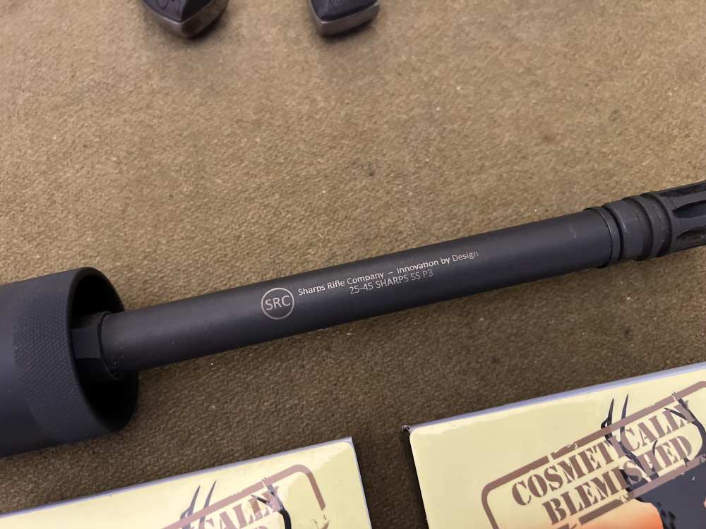 Sharps Rifle Co. SRC .25-45 rifle upper and reloading kit ammo dies upper -img-1