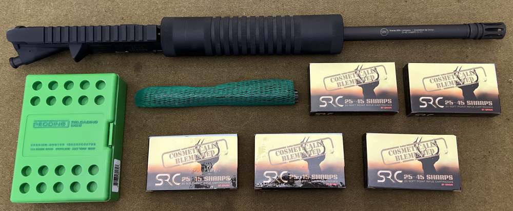 Sharps Rifle Co. SRC .25-45 rifle upper and reloading kit ammo dies upper -img-0