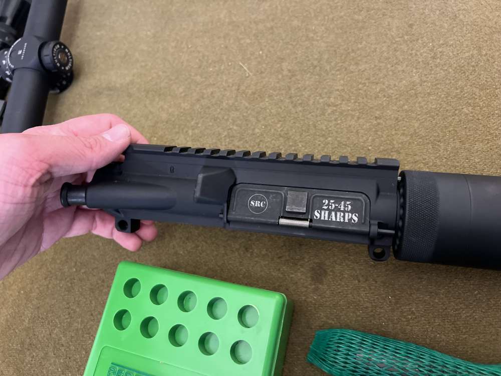 Sharps Rifle Co. SRC .25-45 rifle upper and reloading kit ammo dies upper -img-2