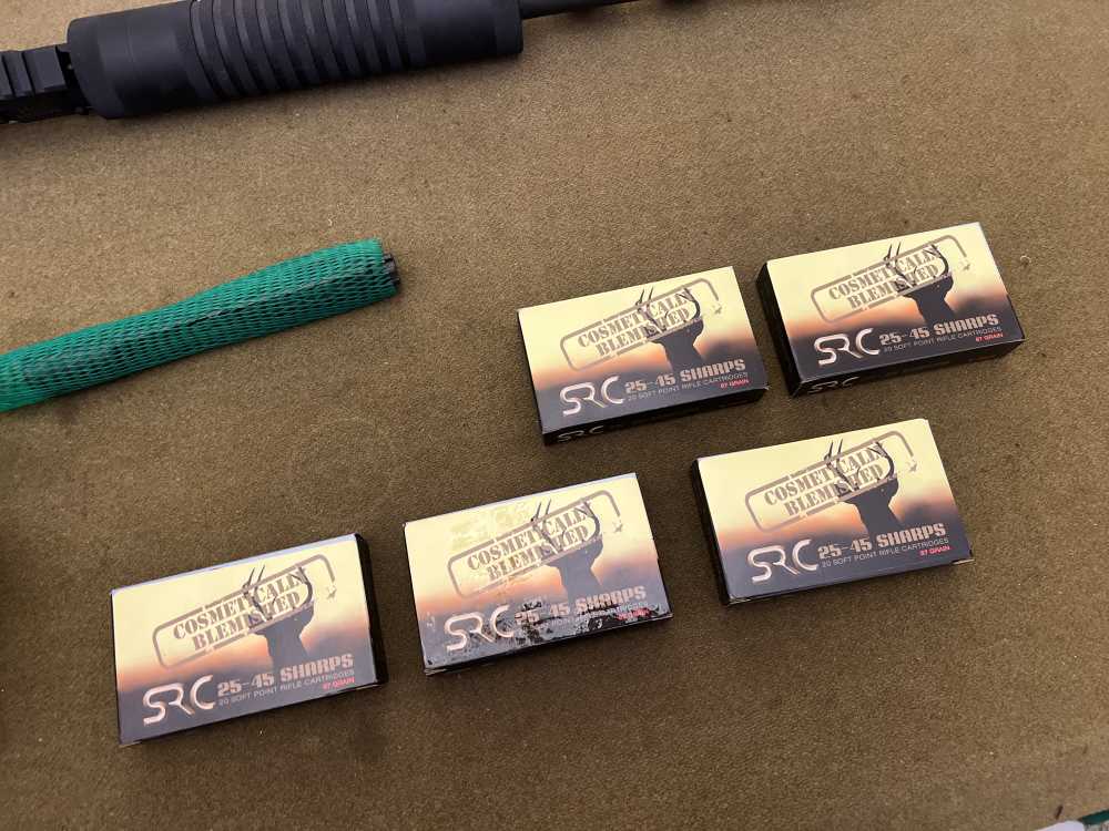Sharps Rifle Co. SRC .25-45 rifle upper and reloading kit ammo dies upper -img-5