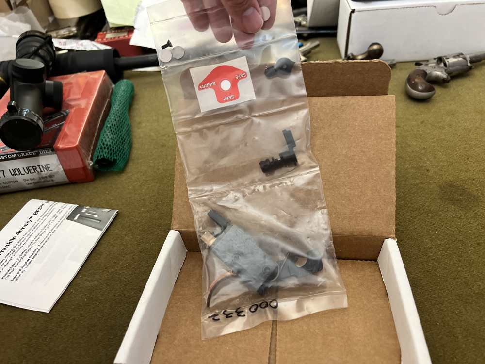 NIB Franklin Armory BFS binary trigger system AR-15 AR15 complete kit parts-img-2