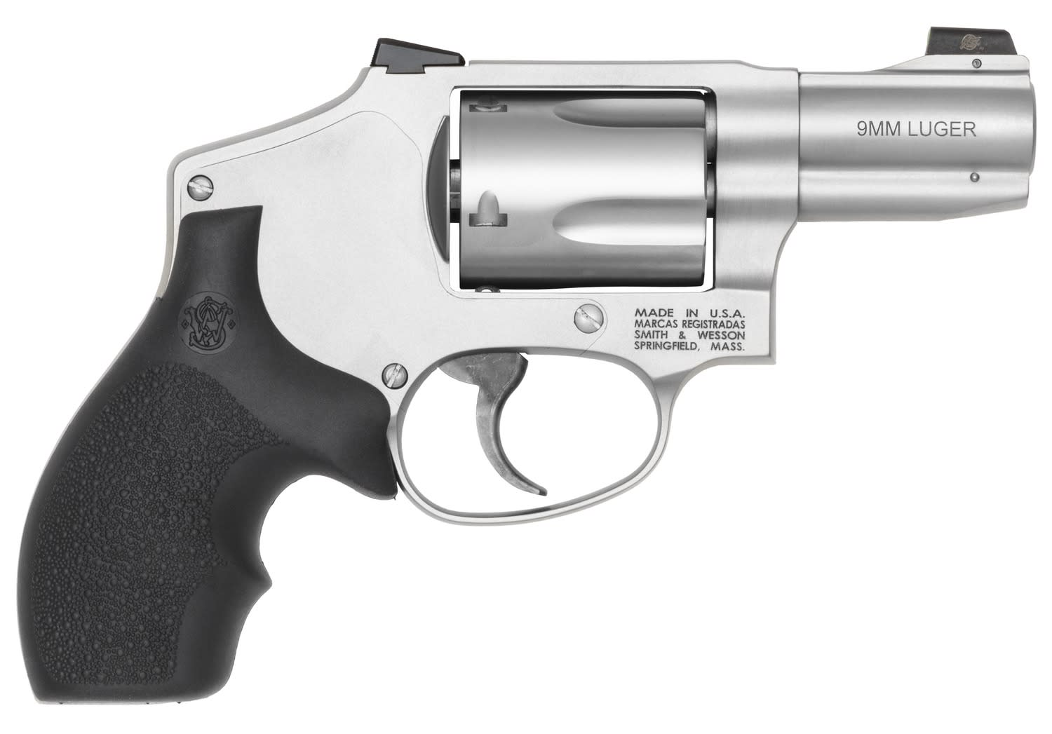 Smith & Wesson Model 940 9mm Luger Revolver 2.17 Stainless/Black 14295-img-1