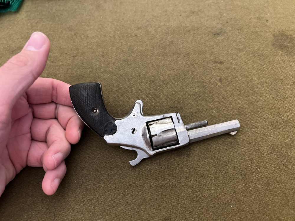 Bacon Arms Co. Express .22 RF spur trigger revolver project gun old west -img-2