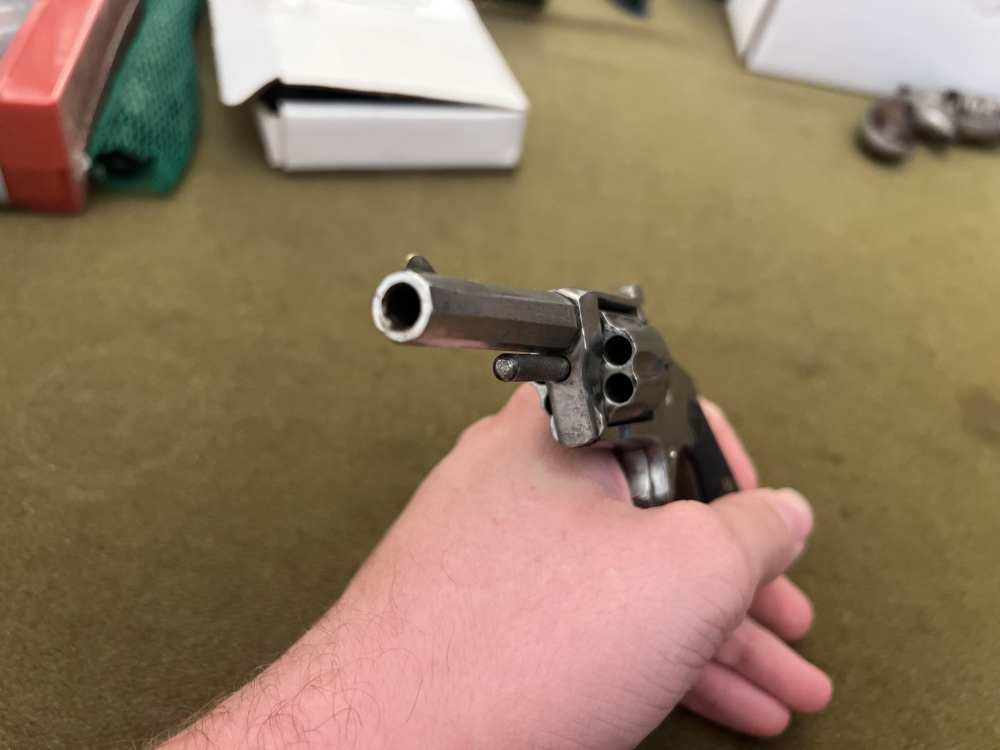 Bacon Arms Co. Express .22 RF spur trigger revolver project gun old west -img-4