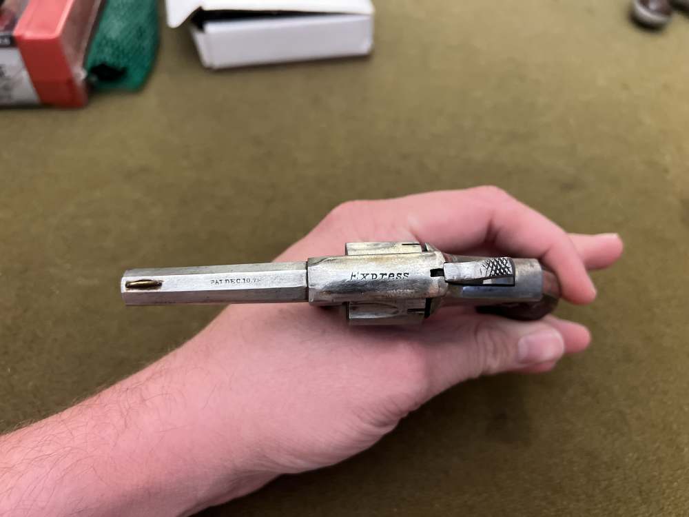 Bacon Arms Co. Express .22 RF spur trigger revolver project gun old west -img-3