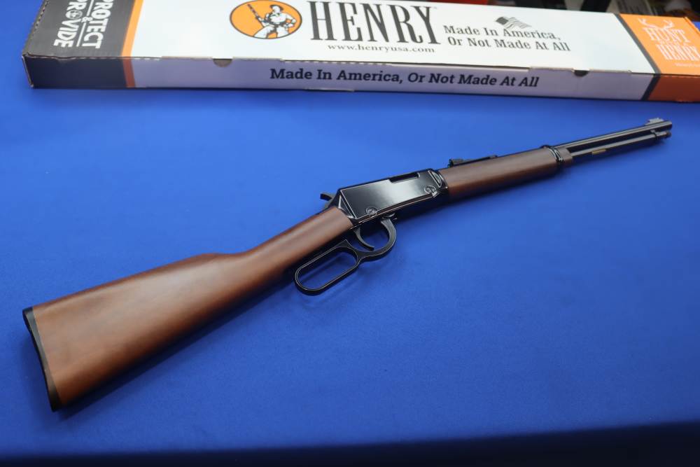 Henry Model H001 Classic Youth Rimfire Rifle 22LR 16" Lever Action Wood NEW-img-0