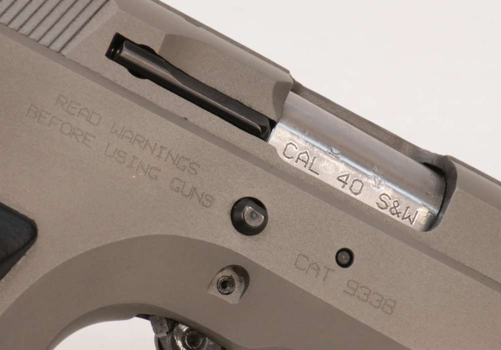 Tanfoglio Witness Compact Pistol 40S&W  Steel Frame Wonder Finish-img-10
