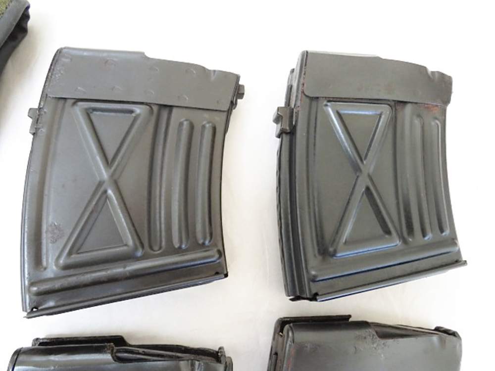 4 Romanian PSL54 PSL 54 FPK Cugir Rifle Magazines & Magazine Pouch-img-3