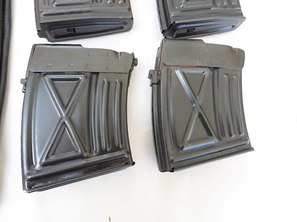 4 Romanian PSL54 PSL 54 FPK Cugir Rifle Magazines & Magazine Pouch-img-2