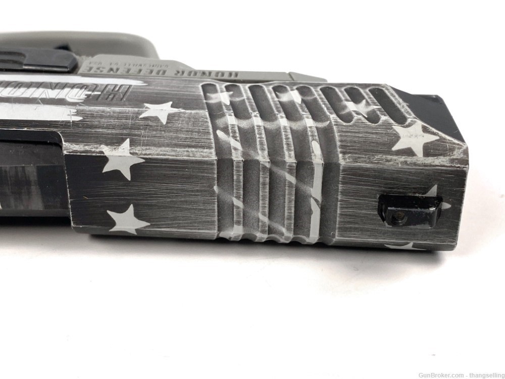 Honor Defense 9mm Pistol Honor Guard Gray w/ Patriotic Flag Slide-img-11