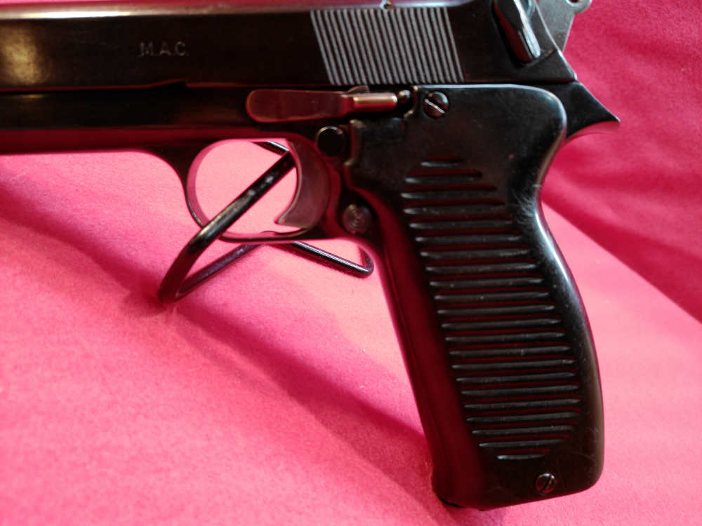 MAC 1950 9mm 4.4" barrel 2-9 round magazines semi-auto pistol w/holster.-img-8