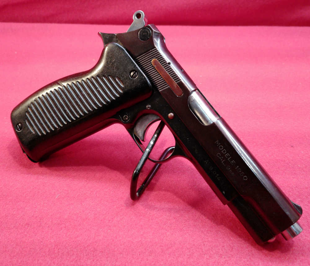 MAC 1950 9mm 4.4" barrel 2-9 round magazines semi-auto pistol w/holster.-img-2