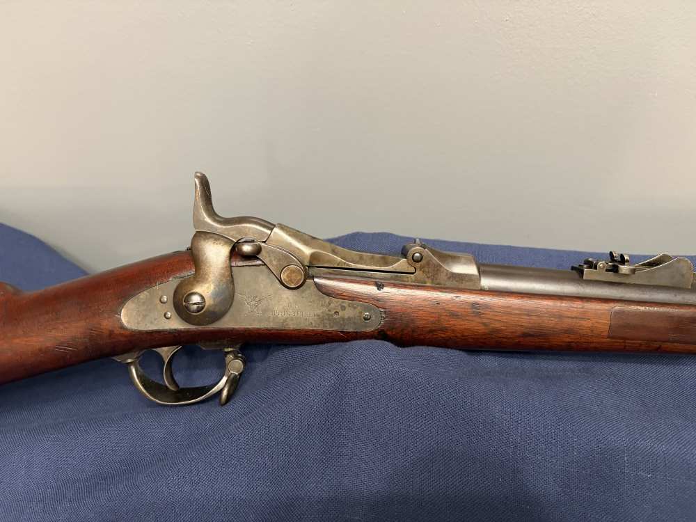RARE US Springfield m1880 Trapdoor w/Experimental Bayonet -img-3