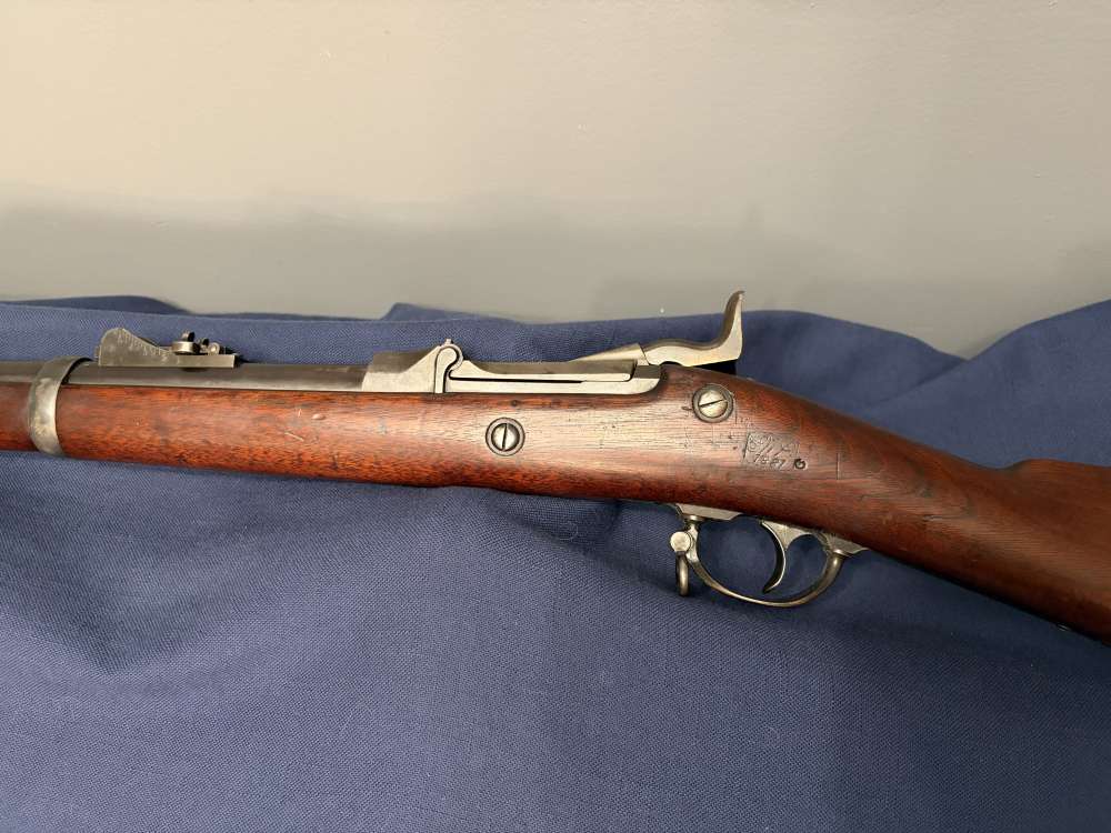 RARE US Springfield m1880 Trapdoor w/Experimental Bayonet -img-10