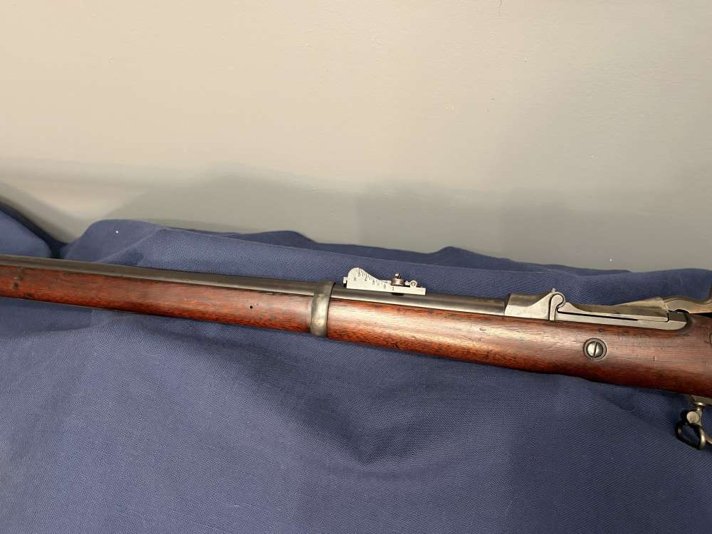 RARE US Springfield m1880 Trapdoor w/Experimental Bayonet -img-12