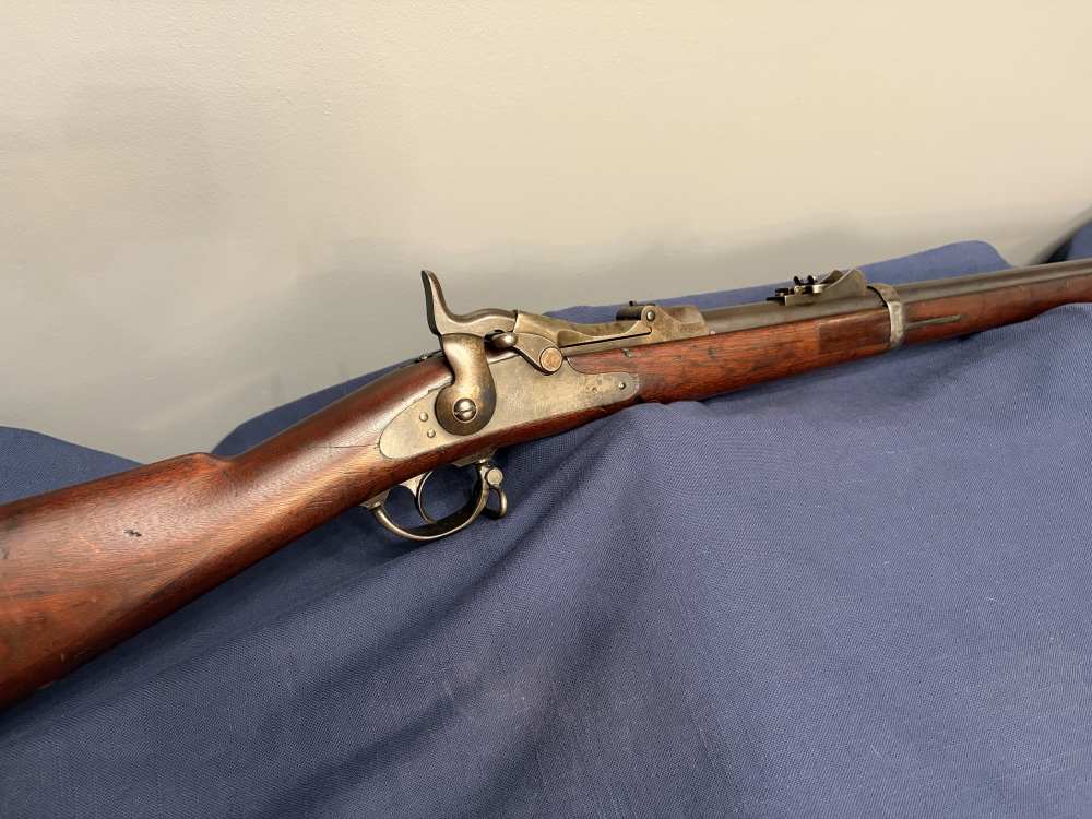 RARE US Springfield m1880 Trapdoor w/Experimental Bayonet -img-1