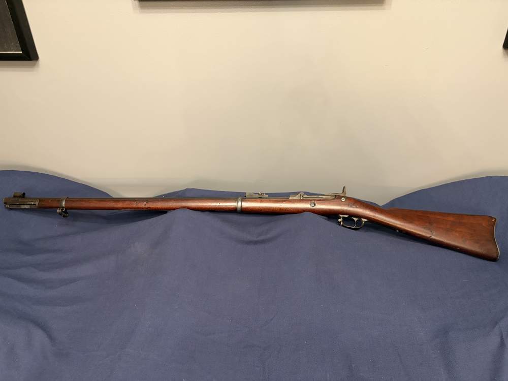 RARE US Springfield m1880 Trapdoor w/Experimental Bayonet -img-8