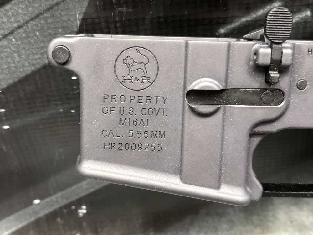 AR-15A1 Colt 603 M16A1 H&R retro clone 5.56 complete gray lower-img-3