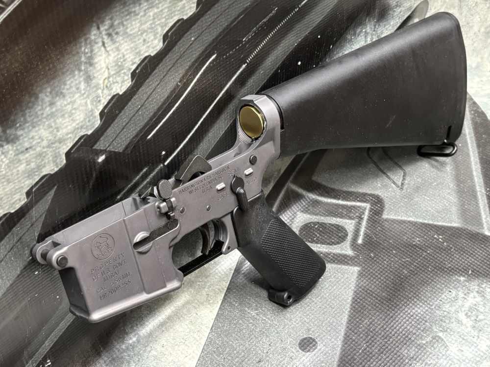 AR-15A1 Colt 603 M16A1 H&R retro clone 5.56 complete gray lower-img-6